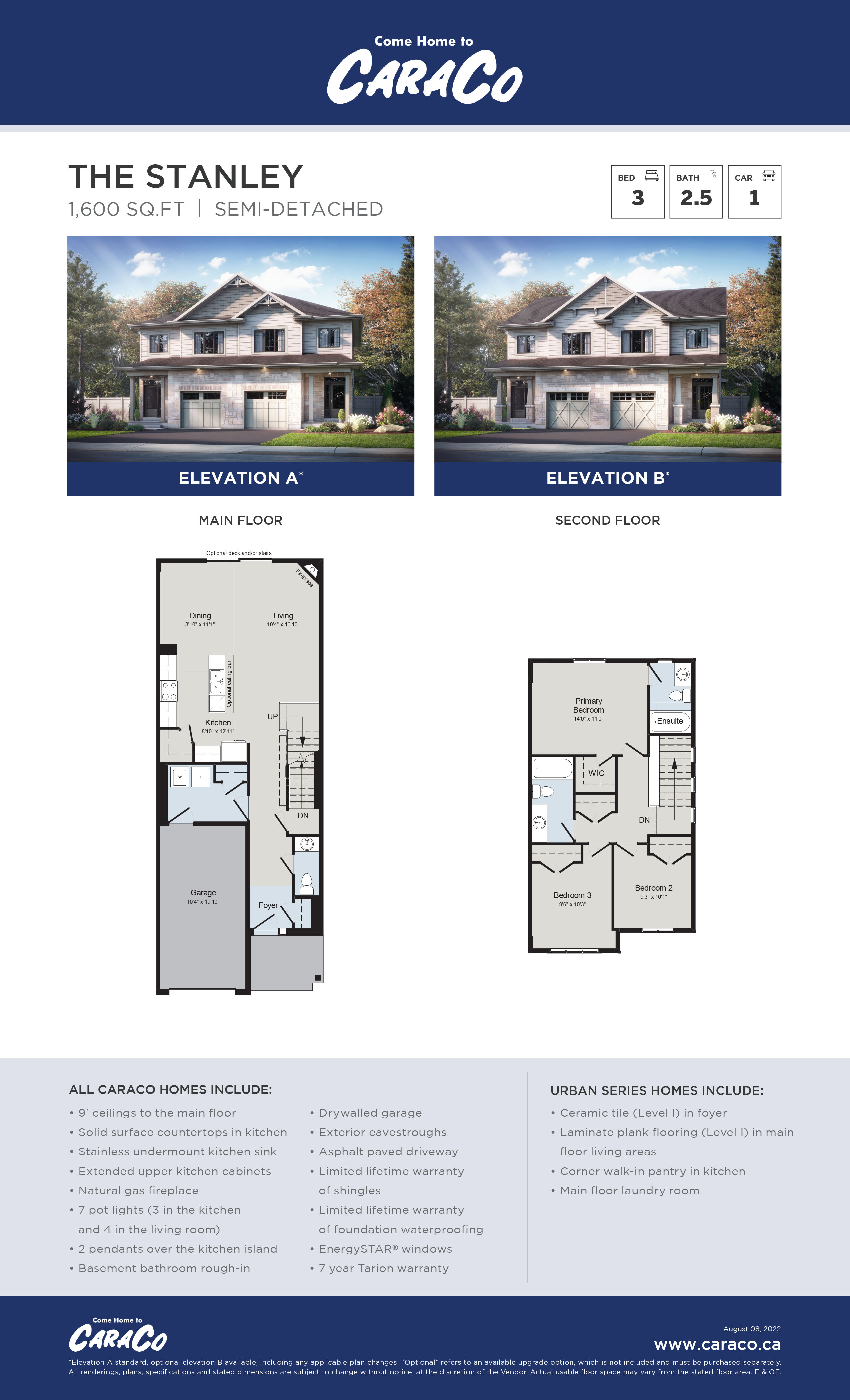The Stanley Trails Edge Lot 110 CaraCo Development Corporation